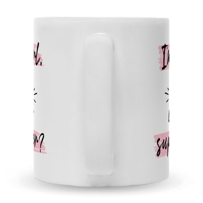 Bedruckte Tasse mit Spruch I'm a girl