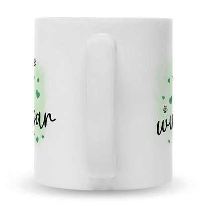 Bedruckte Tasse mit Spruch Du bist wunderbar