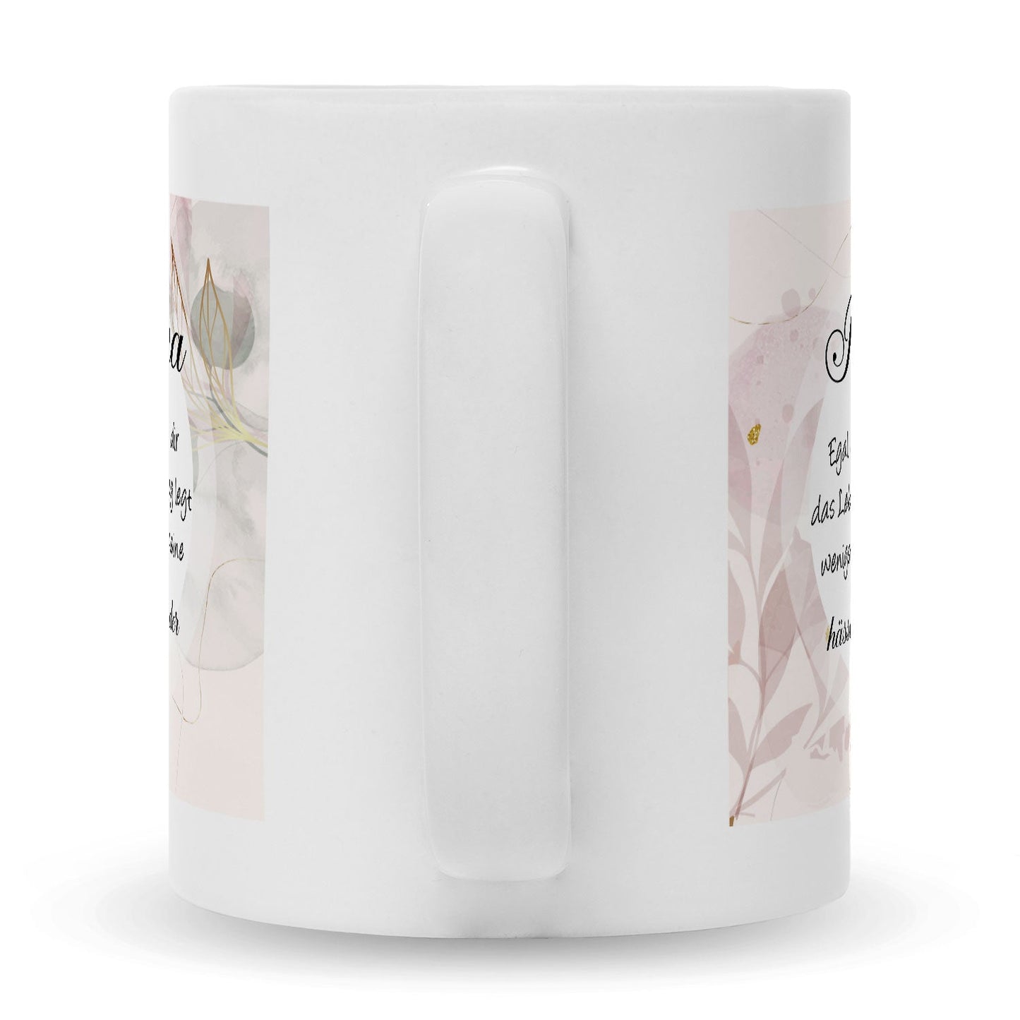 Bedruckte Tasse mit Spruch Mama wenigstens hast du keine hässlichen Kinder