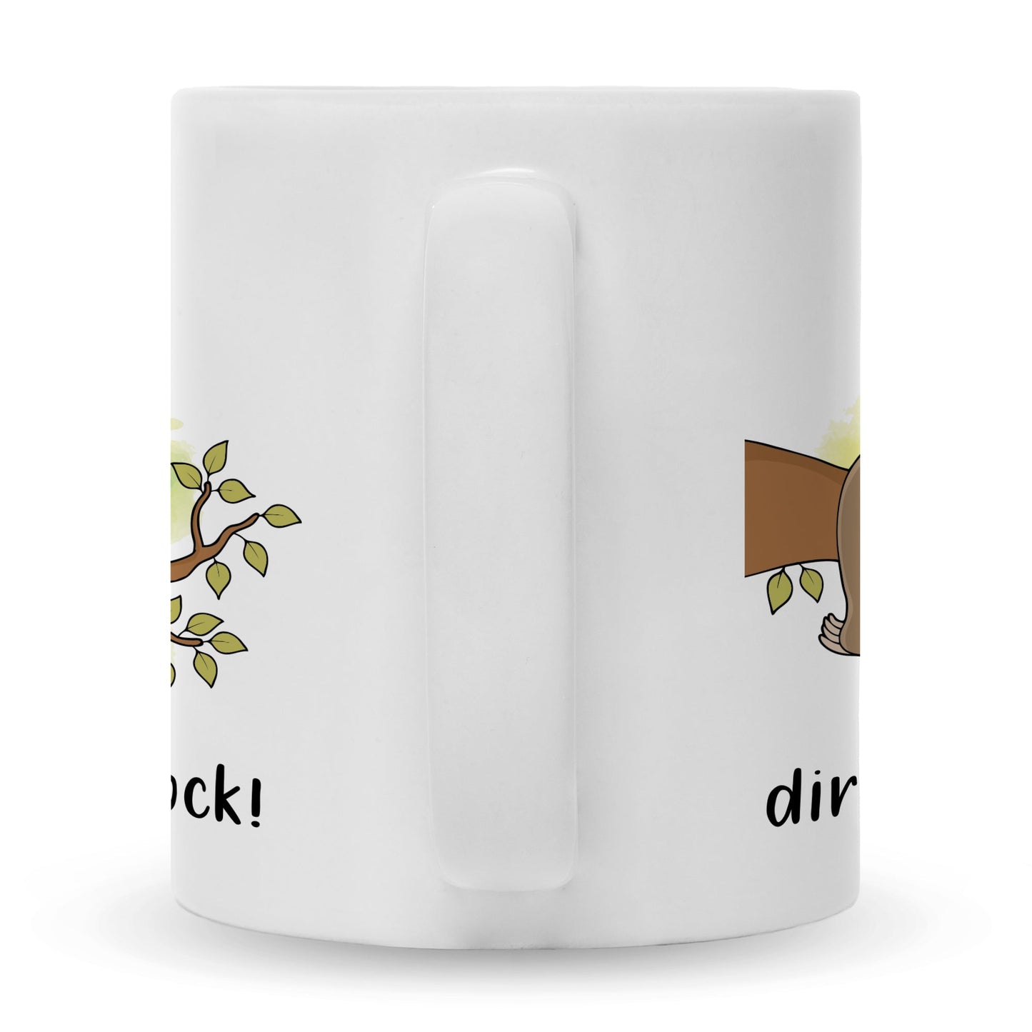 Bedruckte Tasse mit Spruch Ich kam, sah und hatte direkt keinen Bock