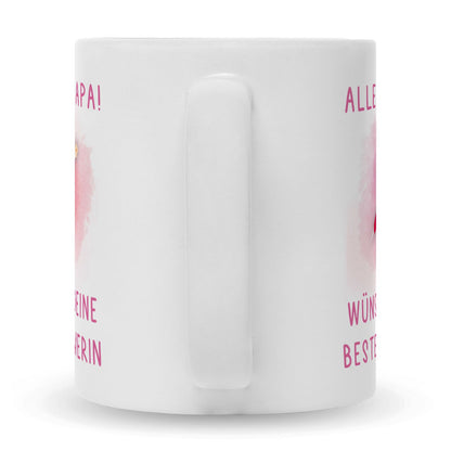 Bedruckte Tasse mit Spruch Bester Schwimmer