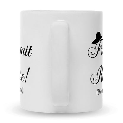 Bedruckte Tasse mit Spruch Frau mit Klasse