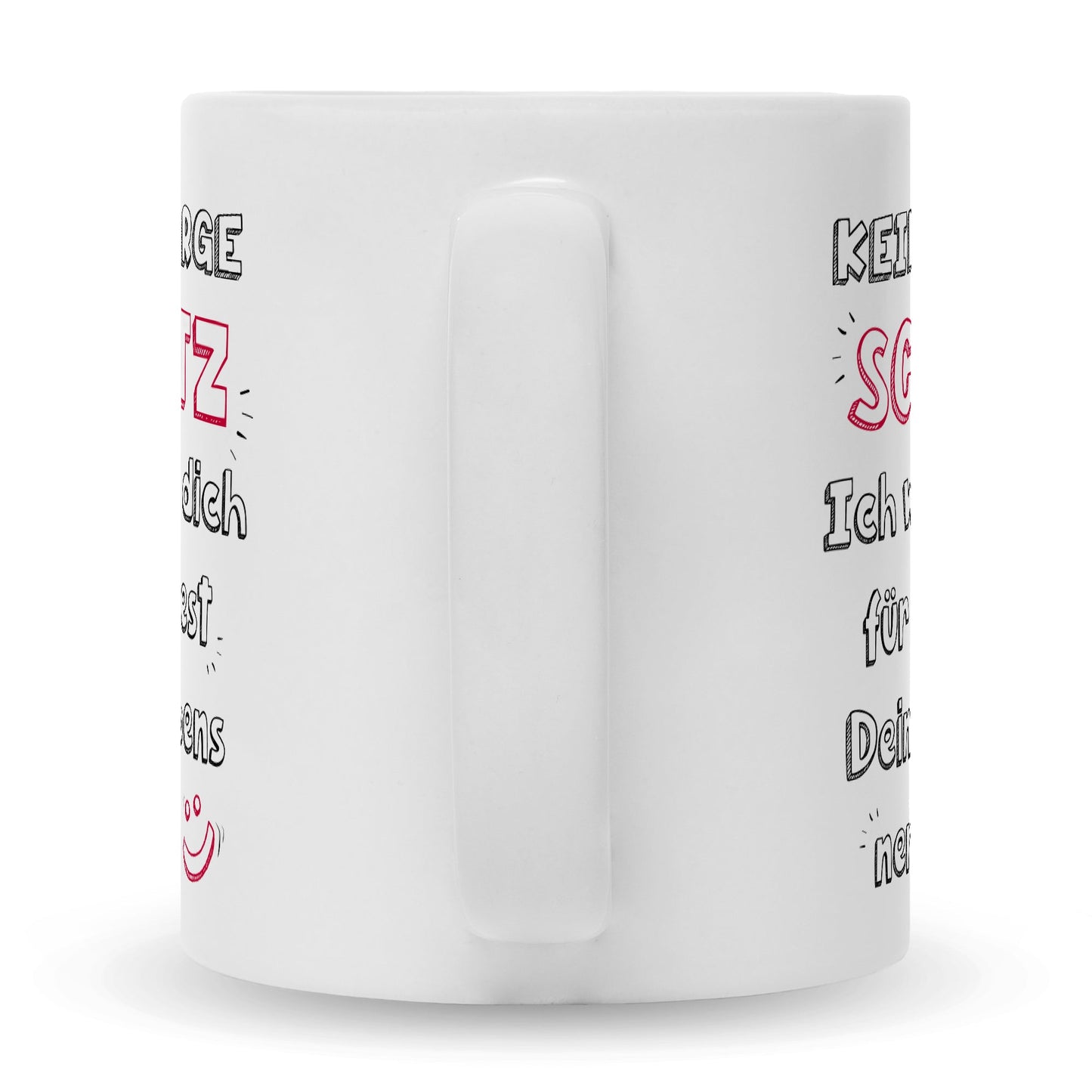 Bedruckte Tasse mit Spruch Schatz ich werde dich nerven