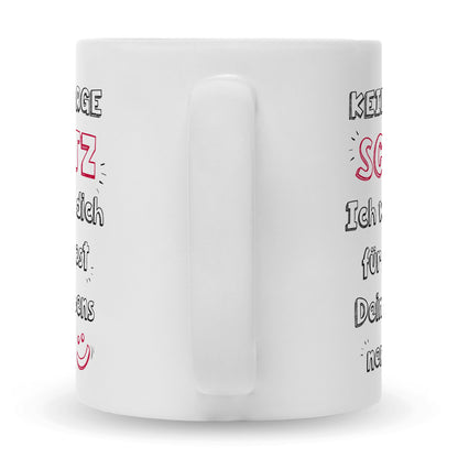 Bedruckte Tasse mit Spruch Schatz ich werde dich nerven