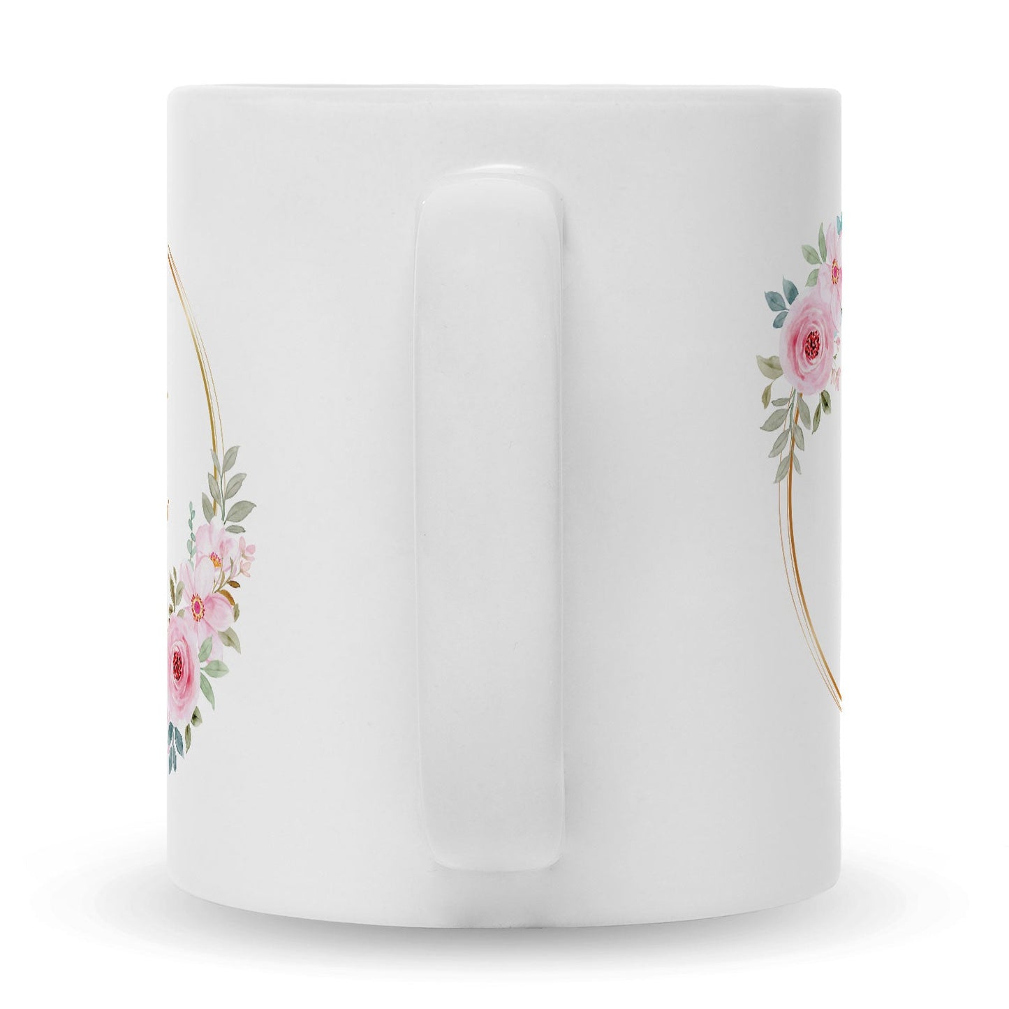 Bedruckte Tasse mit Spruch Rosenhochzeit