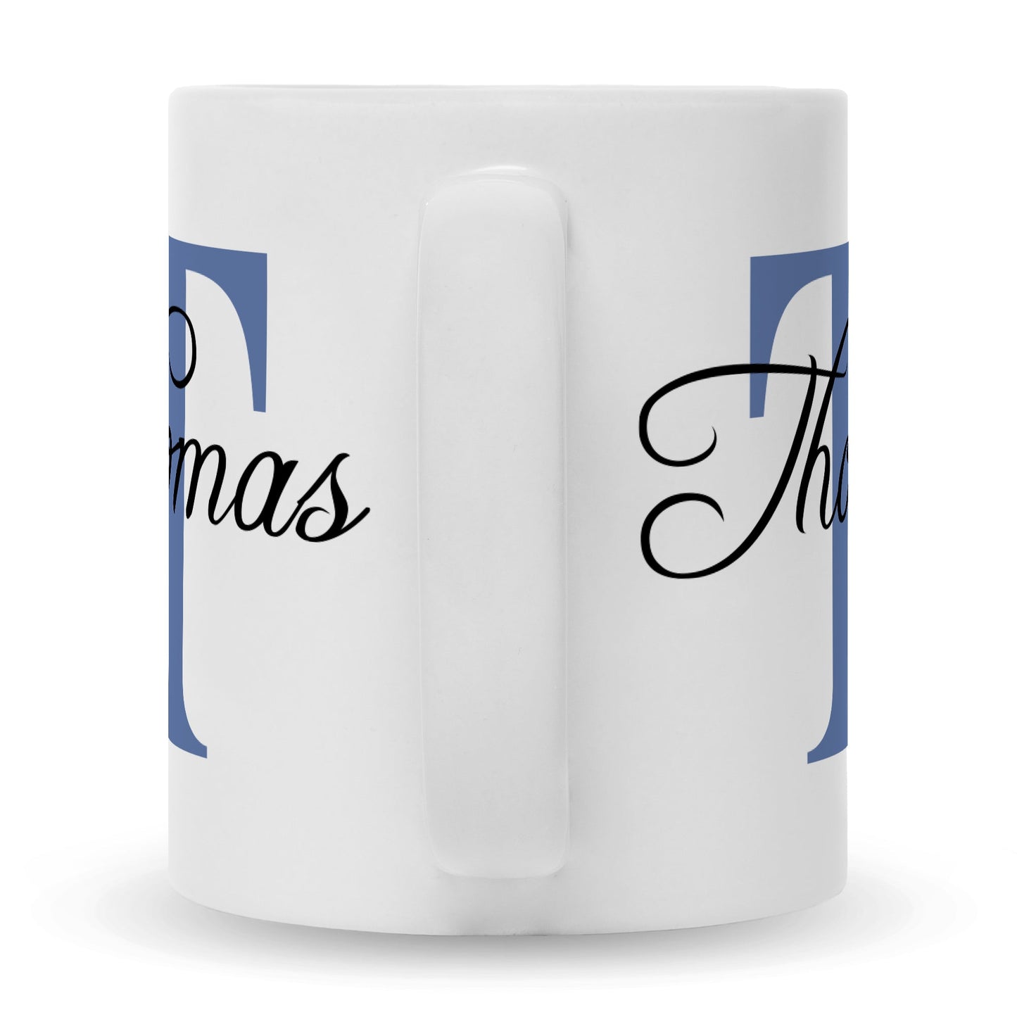 Bedruckte Tasse mit Initialen und Namen