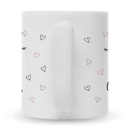 Bedruckte Tasse mit Spruch Nimm dir Zeit