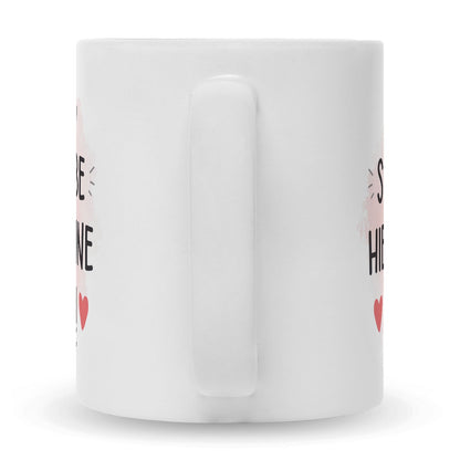 Bedruckte Tasse mit Spruch Wird scheiße ohne dich