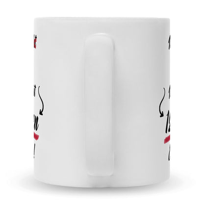 Bedruckte Tasse mit Spruch Ich bin nicht 30
