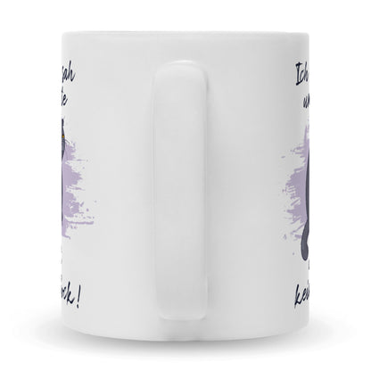 Bedruckte Tasse mit Spruch Ich kam, sah und hatte direkt keinen Bock V2