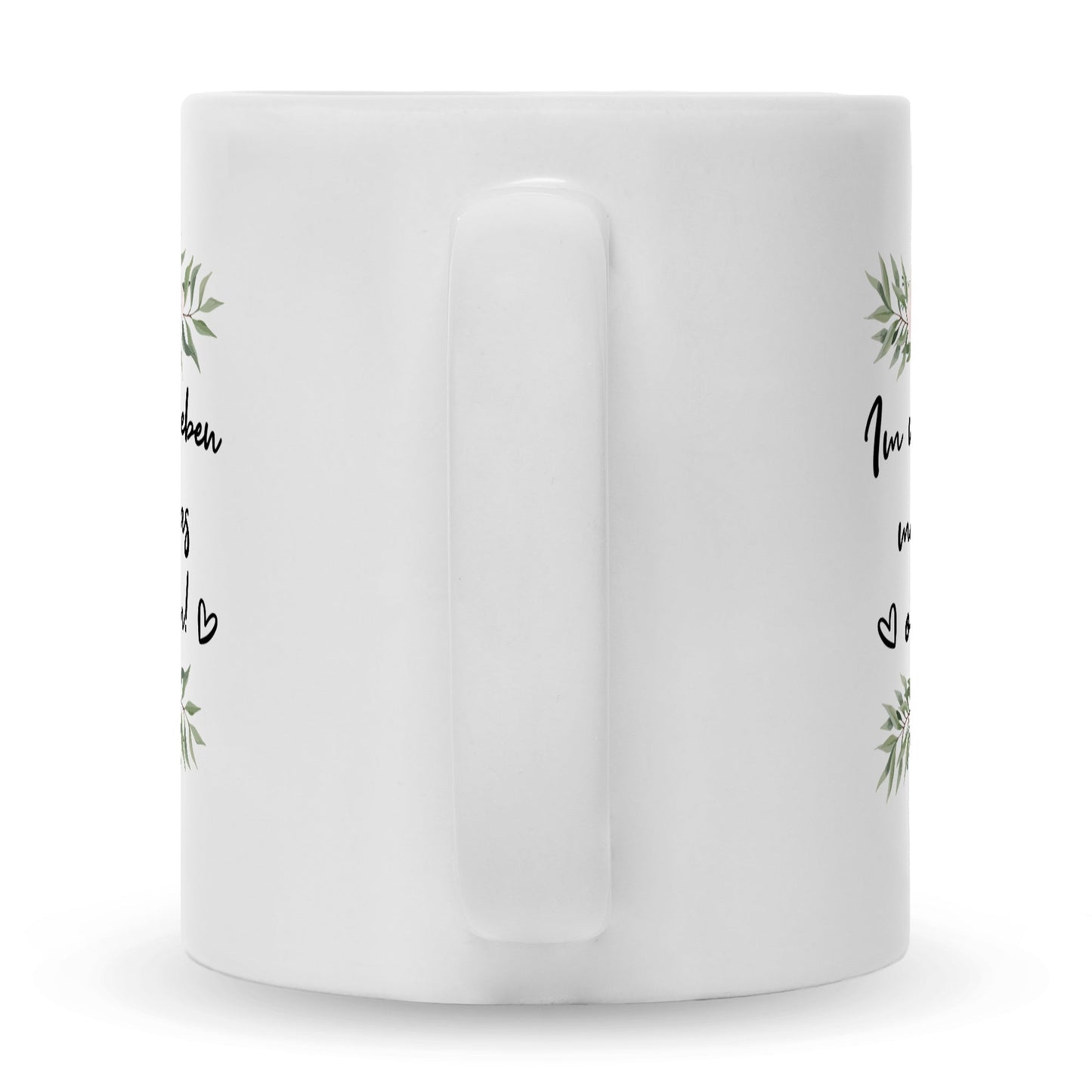 Bedruckte Tasse mit Spruch Im nächsten Leben