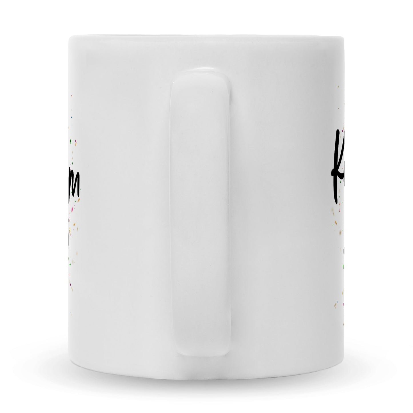 Bedruckte Tasse mit Spruch Konfetti im Herzen