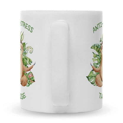 Bedruckte Tasse mit Spruch Anti-Stress Tasse