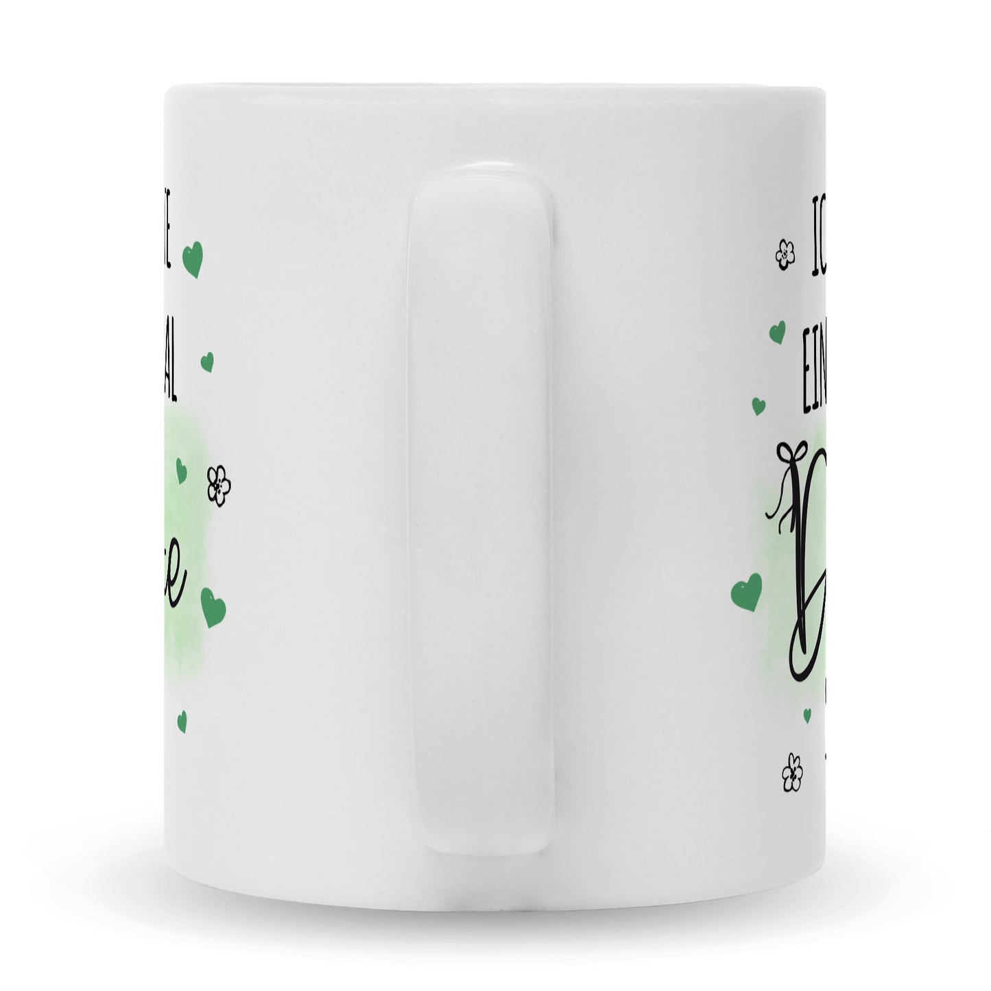 Bedruckte Tasse mit Spruch Wollte einfach mal danke sagen