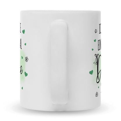 Bedruckte Tasse mit Spruch Wollte einfach mal danke sagen