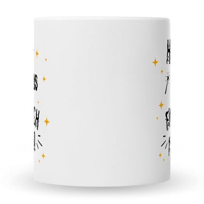 Bedruckte Tasse mit Spruch Hokus Pokus