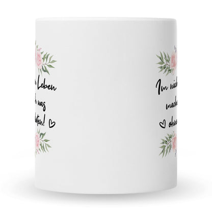 Bedruckte Tasse mit Spruch Im nächsten Leben