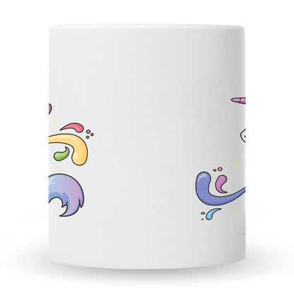 Bedruckte Tasse mit Motiv Einhorn
