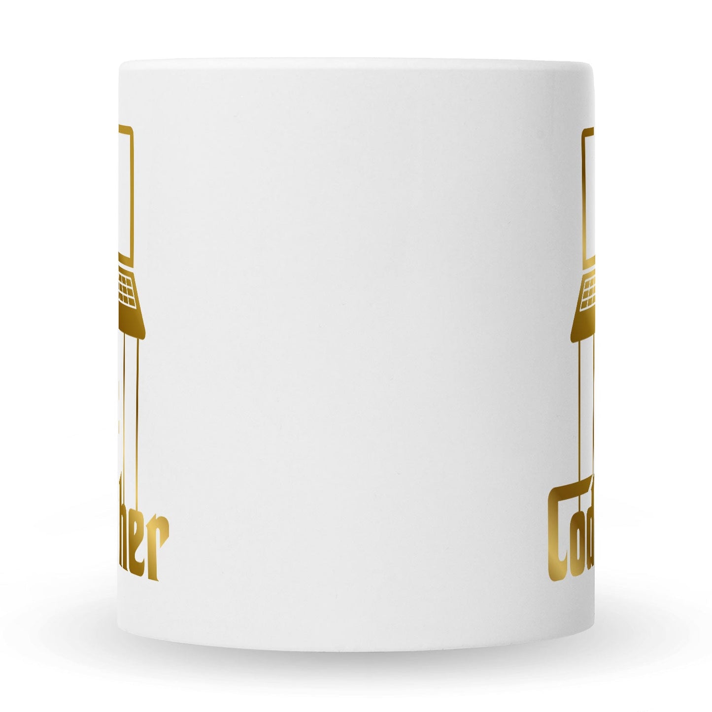 Bedruckte Tasse mit Spruch - The Codefather