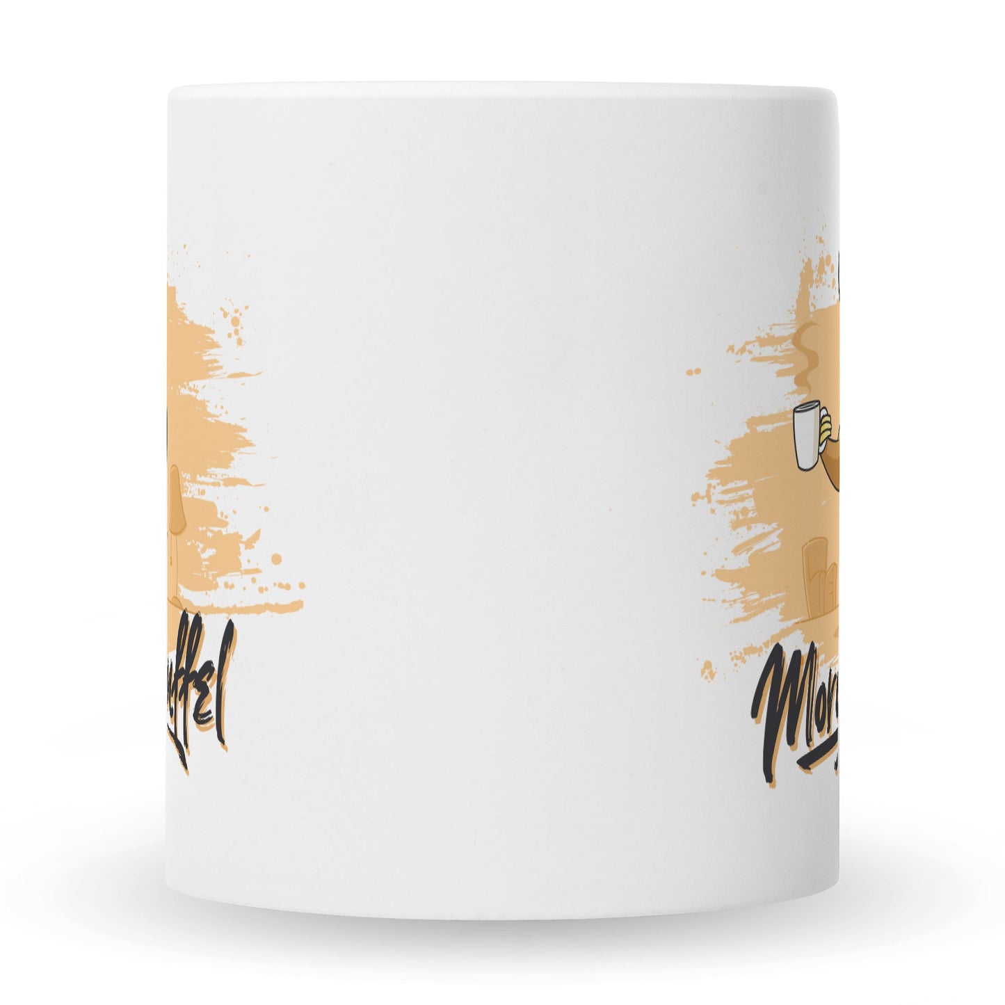 Bedruckte Tasse mit Spruch Morgenmuffel