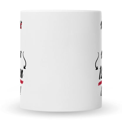 Bedruckte Tasse mit Spruch Ich bin nicht 30