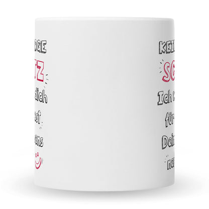 Bedruckte Tasse mit Spruch Schatz ich werde dich nerven