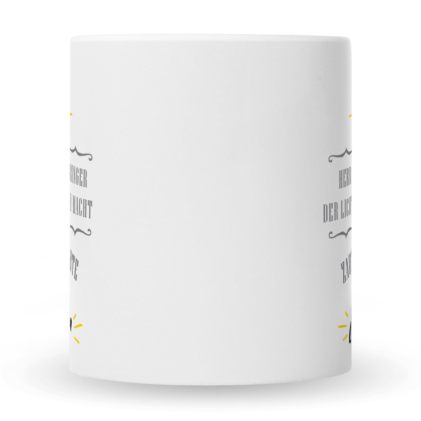 Bedruckte Tasse mit Spruch Wächter des Stroms