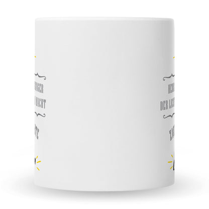Bedruckte Tasse mit Spruch Wächter des Stroms