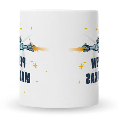 Bedruckte Tasse mit Spruch Pew Pew Madafakas