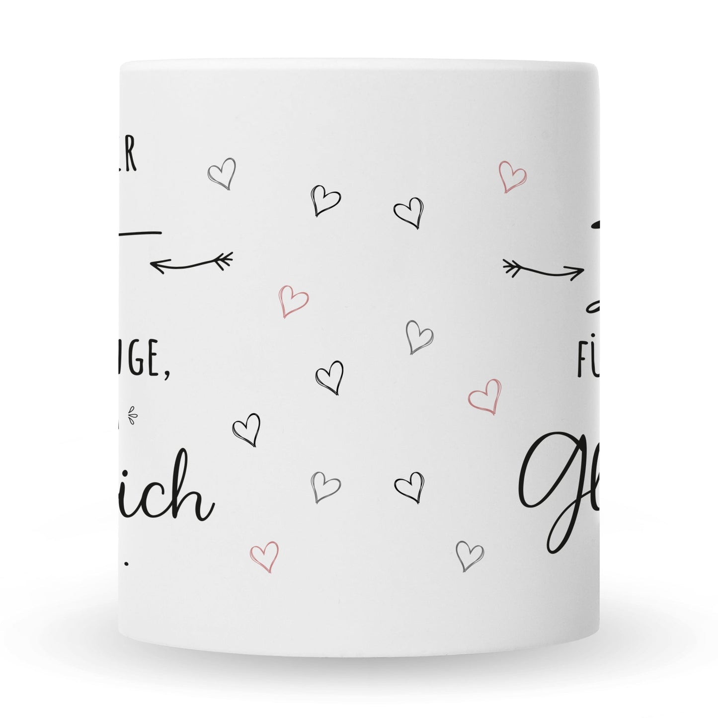 Bedruckte Tasse mit Spruch Nimm dir Zeit