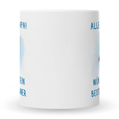 Bedruckte Tasse mit Spruch Bester Schwimmer