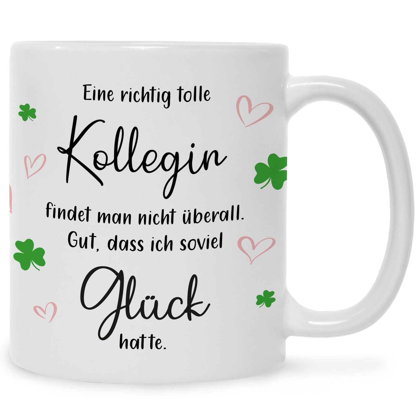 Bedruckte Tasse mit Spruch Tolle Kollegin