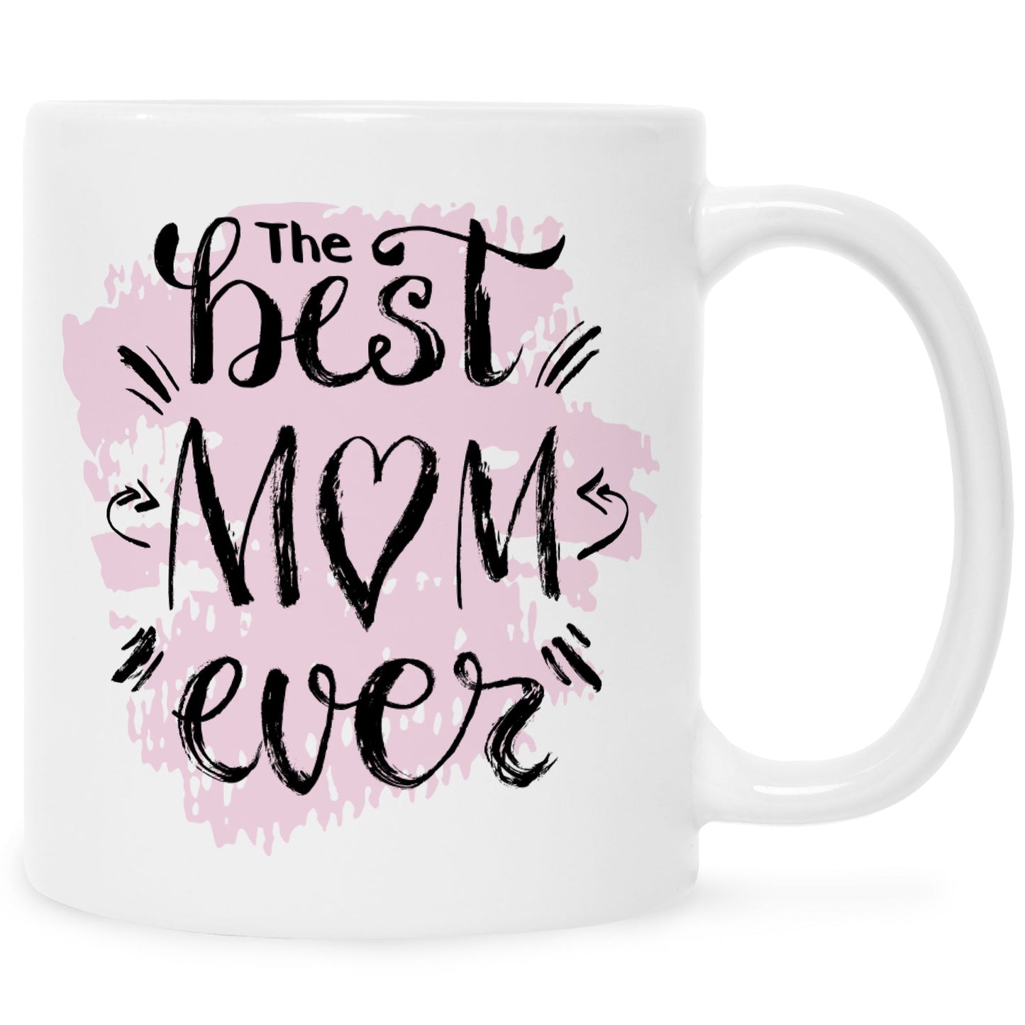Bedruckte Tasse mit Spruch The best Mom ever