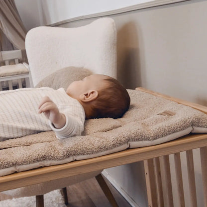 Wickelauflage Bouclé – mit Unterlage, kuschelig District for Kids