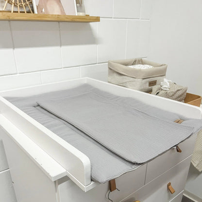 Wickelauflage Musselin – mit Unterlage, weich