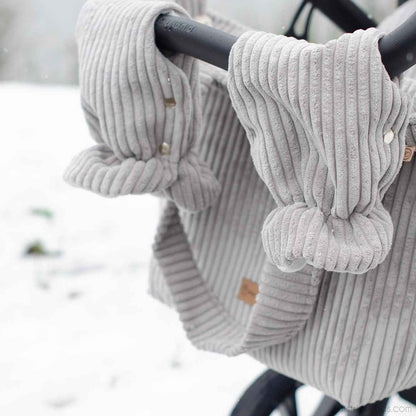 Wickeltasche Cord für den Kinderwagen- Mom bag