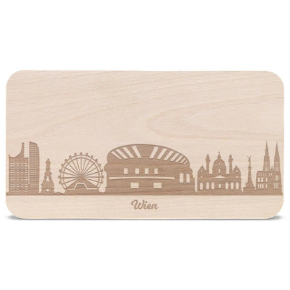 Frühstücksbrettchen Skyline Wien