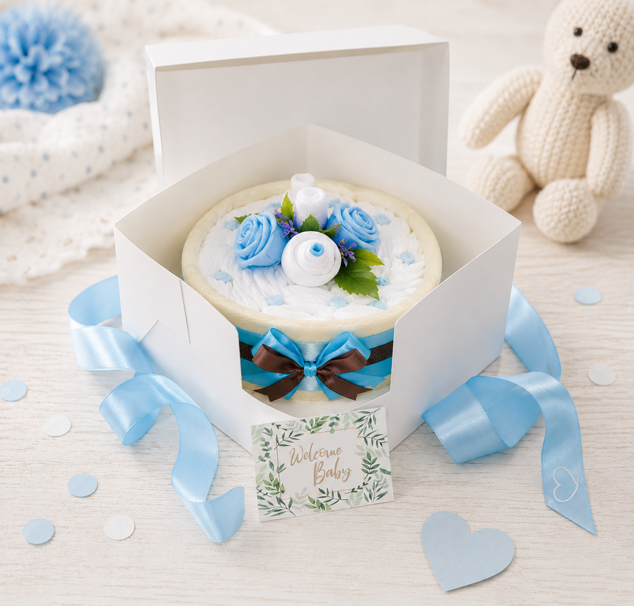 Windeltorte CAKEBOX Blau