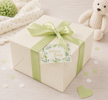Neutrale Windeltorte CAKEBOX Grün