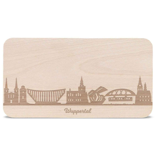 Frühstücksbrettchen Skyline Wuppertal