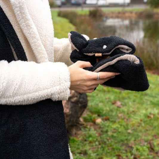 Handschuhe Boucle Teddystoff Kinderwagen - warm & nachhaltig