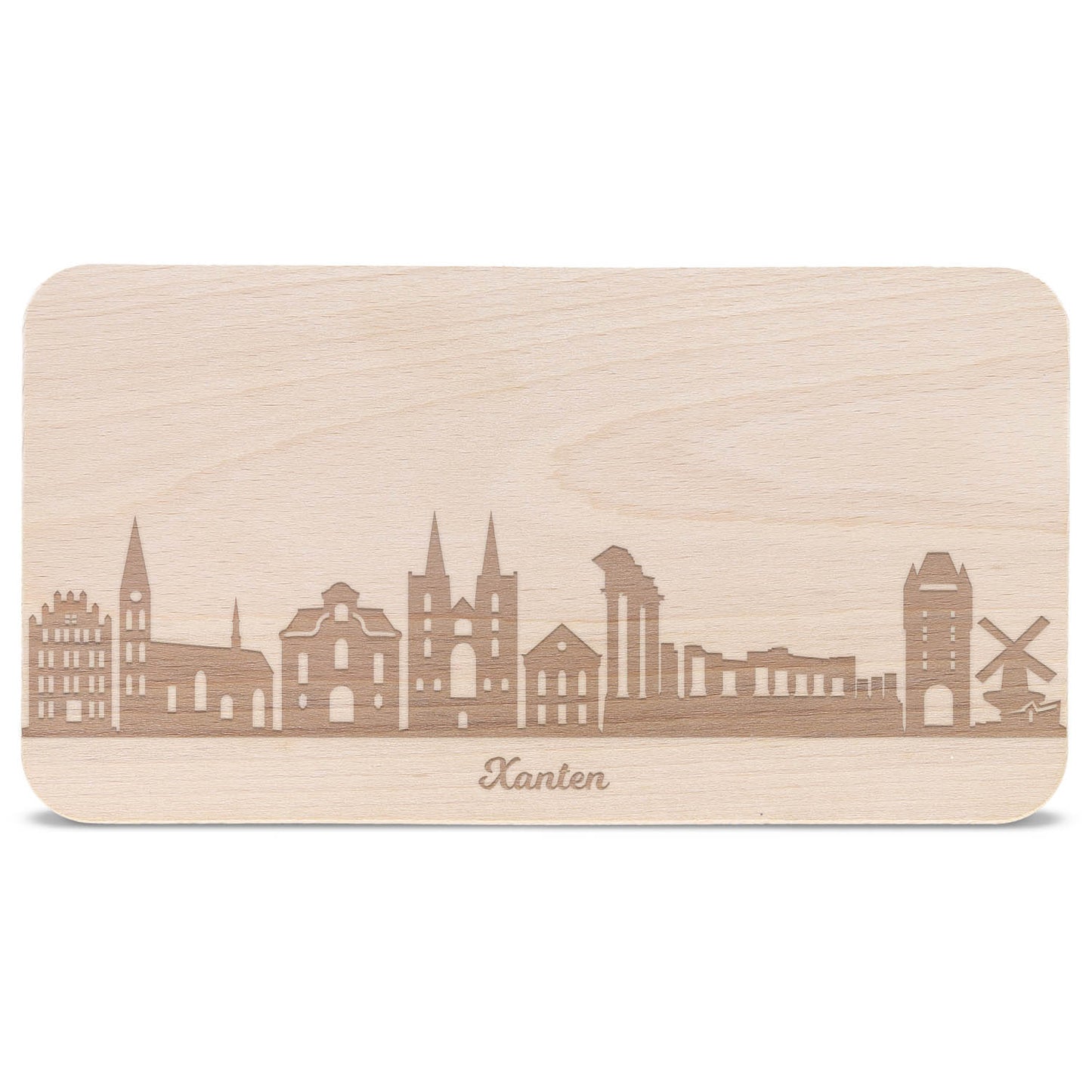 Frühstücksbrettchen Skyline Xanten