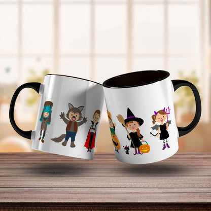 Bedruckte Tasse mit Motiv im Kinderkostüme Design