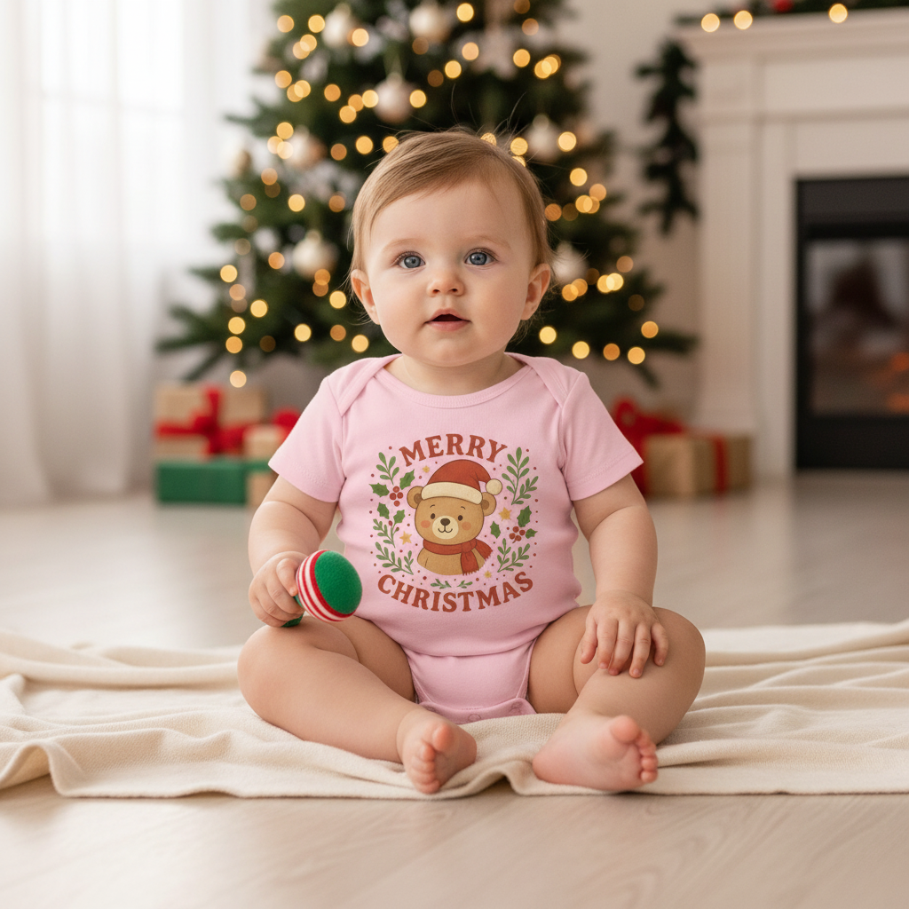 Baby-Jersey-Body rosa exklusiv bei Meloni2.com