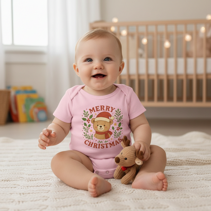 Baby-Jersey-Body rosa exklusiv bei Meloni2.com