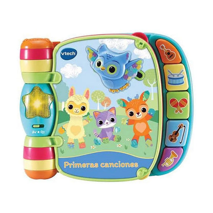 Baby spielzeug vtech libro musical primeras canciones buntes interaktives kinderbuch mit tiermotiven und tastinstrumenten