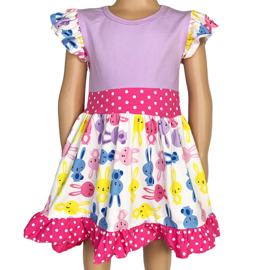 Mädchen Kleid Hase - Meloni2