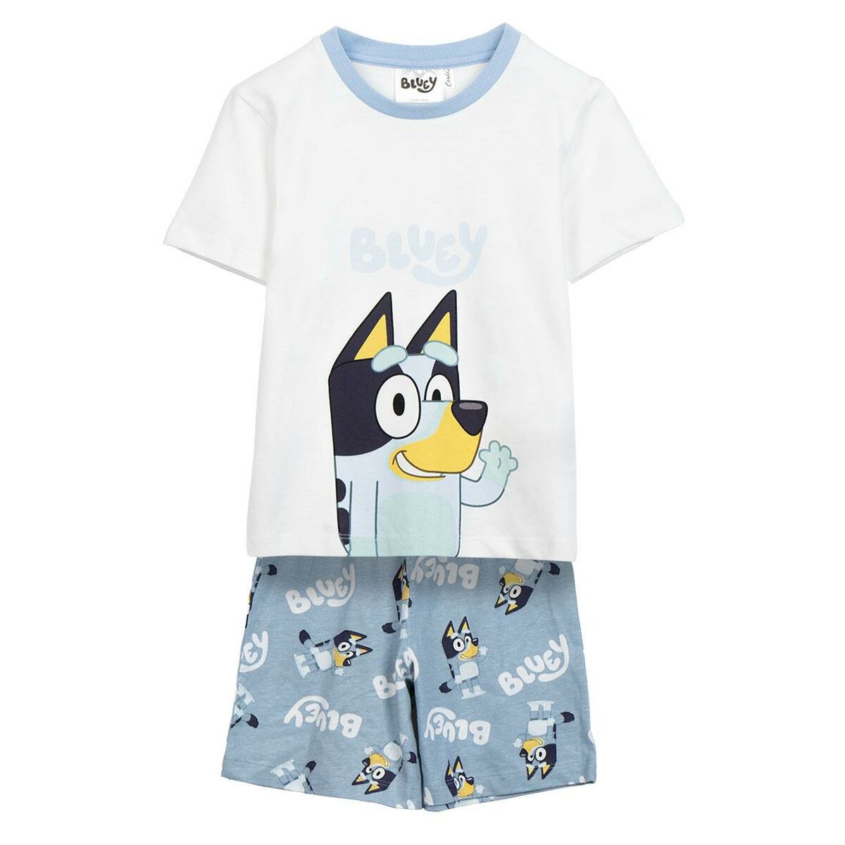 Schlafanzug Für Kinder Bluey Weiß - Meloni2