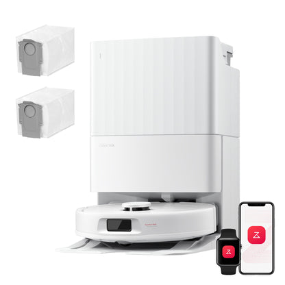 Roborock Qrevo S Pro Saug- und Wischroboter – Saugkraft von 18.500 Pa und Multifunktions-Dockingstation