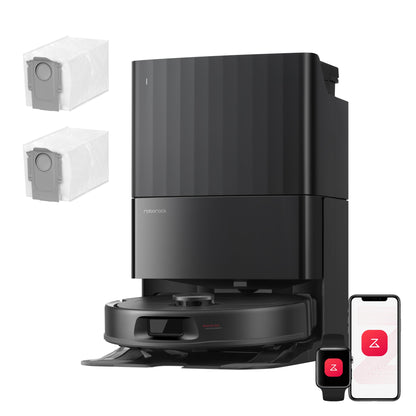 Roborock Qrevo S Pro Saug- und Wischroboter – Saugkraft von 18.500 Pa und Multifunktions-Dockingstation
